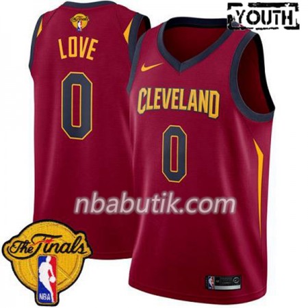 NBA Børn Trøje Cleveland Cavaliers Kevin Love 0 2018 NBA Finals Nike Rød Swingman NBA Børn Trøje Cleveland Cavaliers Kevin Love 0 2018 NBA Finals Nike Rød Swingman